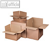 Versandkartons, 1-wellig, 500 x 400 x 400 mm, 30 kg, braun, 20 St., 231101720