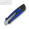 Wedo Soft Cutter, Profi-Qualität, 18 mm Klingenbreite, blau / schwarz, 78918
