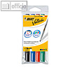 BIC Whiteboard-Marker "Velleda 1741", Rundspitze 1.4 mm, 4er Set, 1199001744