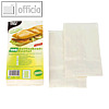 Papstar Butterbrotbeutel, fettdicht, 21 x 10 x 3 cm, wei?, 100 St?ck, 14310