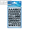 Buchstabenetiketten A-Z, Schrifth?he: 9.5 mm, wetterfest, schwarz, 3780