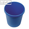 Helit Objekt-Papierkorb, 18 Liter, (?)31.5 x (H)33.1 cm, PE, blau, H6105834
