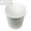 Helit Objekt-Papierkorb, 18 Liter, (?)31.5 x (H)33.1 cm, PE, lichtgrau, H6105882