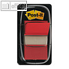 Post-it Index Standard Haftnotizen, 25,4 x 43,2mm, rot, 50 St., I680-1