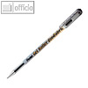 Pentel Gel-Tintenroller f?r Textilien, 0,5mm, kochfest, schwarz, BN15-A