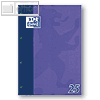 Oxford Schulblock A4, liniert 9mm (25), Rand, 50 Blatt, 90 g/m?, 100050350