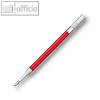 Pentel Energel Liquid Nachfüllmine LR10, 0.5 mm, Metallspitze, rot, LR10-B