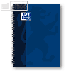 Collegeblock DIN A4, kariert, 90g/m?, 80 Blatt, Rand links, sortiert, 100050358