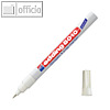Edding R?ntgenmarker 8010, permanent, geruchsarm, wei?, 4-8010049