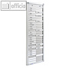 Legamaster Abwesenheitsboard Professional, 77 x 26 cm, 30 Personen, 7-622300
