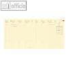 EXECUTIF PRESTIGE Kalender-Einlage 16 x 16 cm - 1 Woche/2 Seiten, elfenbein