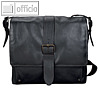 Pride & Soul Umh?ngetasche NEO, Laptopfach, Leder, dunkelbraun, 47134