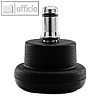Topstar Fu?gleiter, Stift 10 mm Durchmesser, schwarz, VE 5 St., 6988