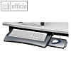 Fellowes Untertisch-Tastaturschublade, platin-grau, 93804