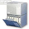 Elba Tric Unibox Archivboxen f?r DIN A4, stapelbar, grau/wei?, 10 Stk, 400014215