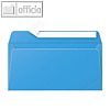 Briefumschlag DIN lang, haftklebend 120 g/m², karibik-blau, 20 Stück, 5555C