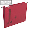 Elba Hängemappe chic ULTIMATE, DIN A4, 240 g/m², rot, 5 Stück, 100560141