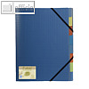 Exacompta Ordnungsmappe 8-teilig forever Recycled, PP 320 x 245 mm, blau,552572E