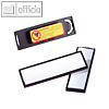Durable Namensschild Clip-Card mit Magnet, 67 x 17 mm, schwarz, 25 St?ck,8132-01