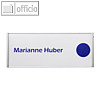 Ultradex T?rschild Silver, 180 x 72 mm, 1 Profil, Aluminium, 310577