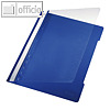 LEITZ Kunststoff-Schnellhefter DIN A4, 250 Blatt, PVC, blau, 4191-00-35