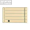 officio Trennbl?tter, DIN A5, 240 x 150 mm, chamois, 230 g/qm, 100 St.