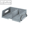 LEITZ Sortierkorb Sorty, DIN A4/ C4 quer, grau, 5230-00-85