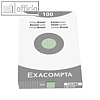 Exacompta Karteikarten DIN A5, kariert, Papier 205 g/qm, gr?n, 100er Pack, 13248