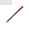 Edding calligraphy-pen 1255, Strichst?rke 3.5 mm, karmesinrot, 4-125535-046