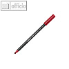 Edding calligraphy-pen 1255, Strichst?rke 5.0 mm, karmesinrot, 4-125550-046