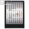 Walz 3-Monats-Wandkalender, 32 x 45 cm, 2 Jahre, schwarz, 5044