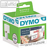 Dymo Vielzweck Etiketten, permanent, 54 x 70 mm, wei?, 320 St?ck, S0722440