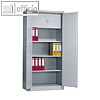 feuergesch?tzter Schrank m. Schlie?fach, H 195 x B 93 xT 50 cm, anthr.