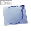 Durable QuickFlip CD-H?lle mit Clip f. Auswurf, blau, 5 St?ck, 5267-06