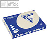 Clairefontaine Papier "Trophee", DIN A4, 120g/m?, sand-pastell, 250 Blatt,1242PC