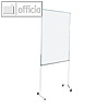 officio Pinwand, 118 x 149 cm, Karton, Standbeine/Rollen, wei?, M80700