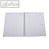 EUREQUART Terminkalender-Einlage - 24 x 30 cm - 1 Woche/2 Seiten, wei?, 26003Q