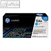 HP Toner Nr. 124A, cyan, Q6001A