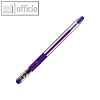 Pentel Gel-Tintenroller Hybrid Gel Grip, mit Kappe, 0.3 mm, violett, K116-V