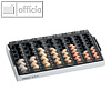 REKORD Kasse 8 PL-Griff, 8 M?nzbeh?lter von 2 EURO - 1 Cent, mit Griff