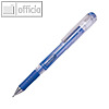 Pentel Hybrid Gel-Tintenroller Grip DX Metallic, 0.5 mm, metallic-blau, K230-MC