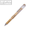 Pentel Hybrid Gel-Tintenroller Grip DX Metallic, 0.5 mm, gold, K230-XO