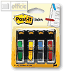 Post-it Index Mini Pfeile, 12.7 x 43.7 mm, sortiert, 4 x 35 Pfeile, 684ARR3