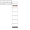 Falken R?ckenschild sk, schmal & kurz, 36 x 190mm, wei?, Papier, 10 St, 80037765