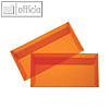 Briefumschlag transparent-orange