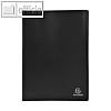 Exacompta Sichtmappe, DIN A4, PP 300 my, mit 40 H?llen, schwarz, 8541E