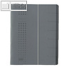 Elba chic-Ordnungsmappe, DIN A4, 7 F?cher, Karton 450 g/qm, anthrazit, 400001999