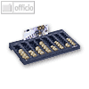 Durable Z?hlbrett EUROBOARD L, 324 x 190 x 33,5 mm, 8 M?nzreihen, 178058