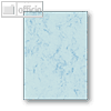 Sigel papier Marmor, DIN A4, Edelkarton, 90g/m?, blau, 100 Blatt, DP261