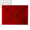 Briefumschlag DIN C5, nassklebend, 100 g/m? transparent-rot, 100 St., 1959680153